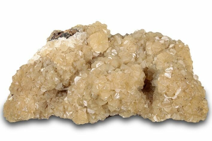 Fluorescent Yellow Calcite Crystal Cluster - Tsumeb, Namibia #321452